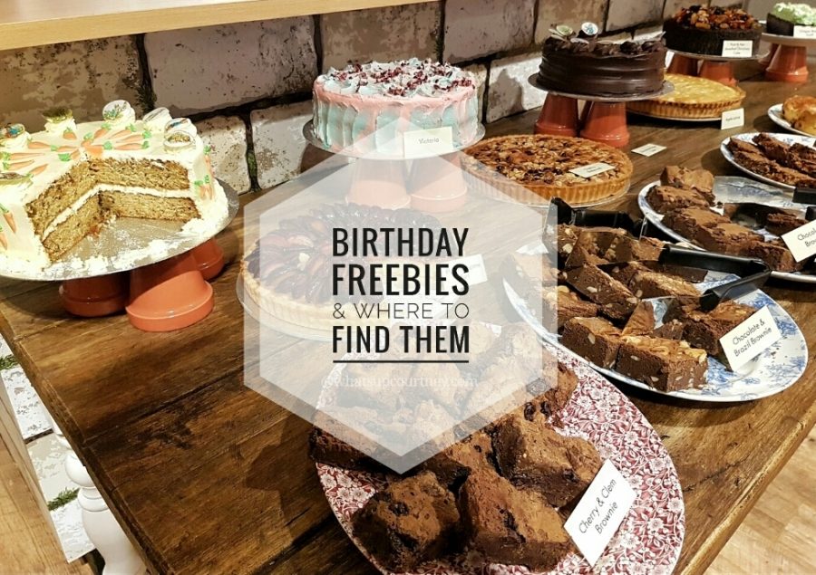 How to find Birthday freebies in the UK www.whatsupcourtney.com