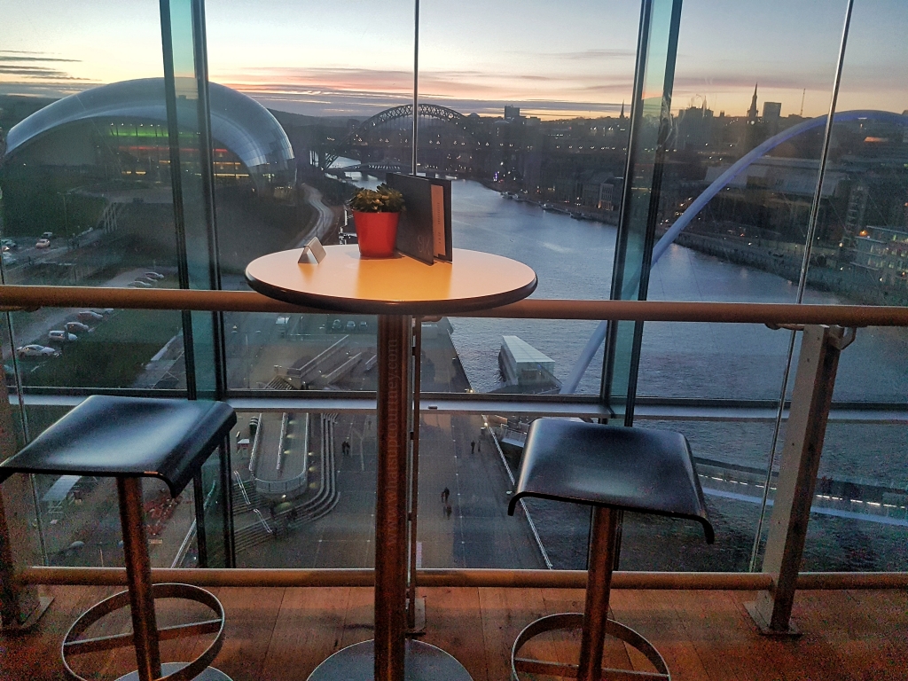 Afternoon tea at Six restaurant in Baltic in Newcastle Upon Tyne