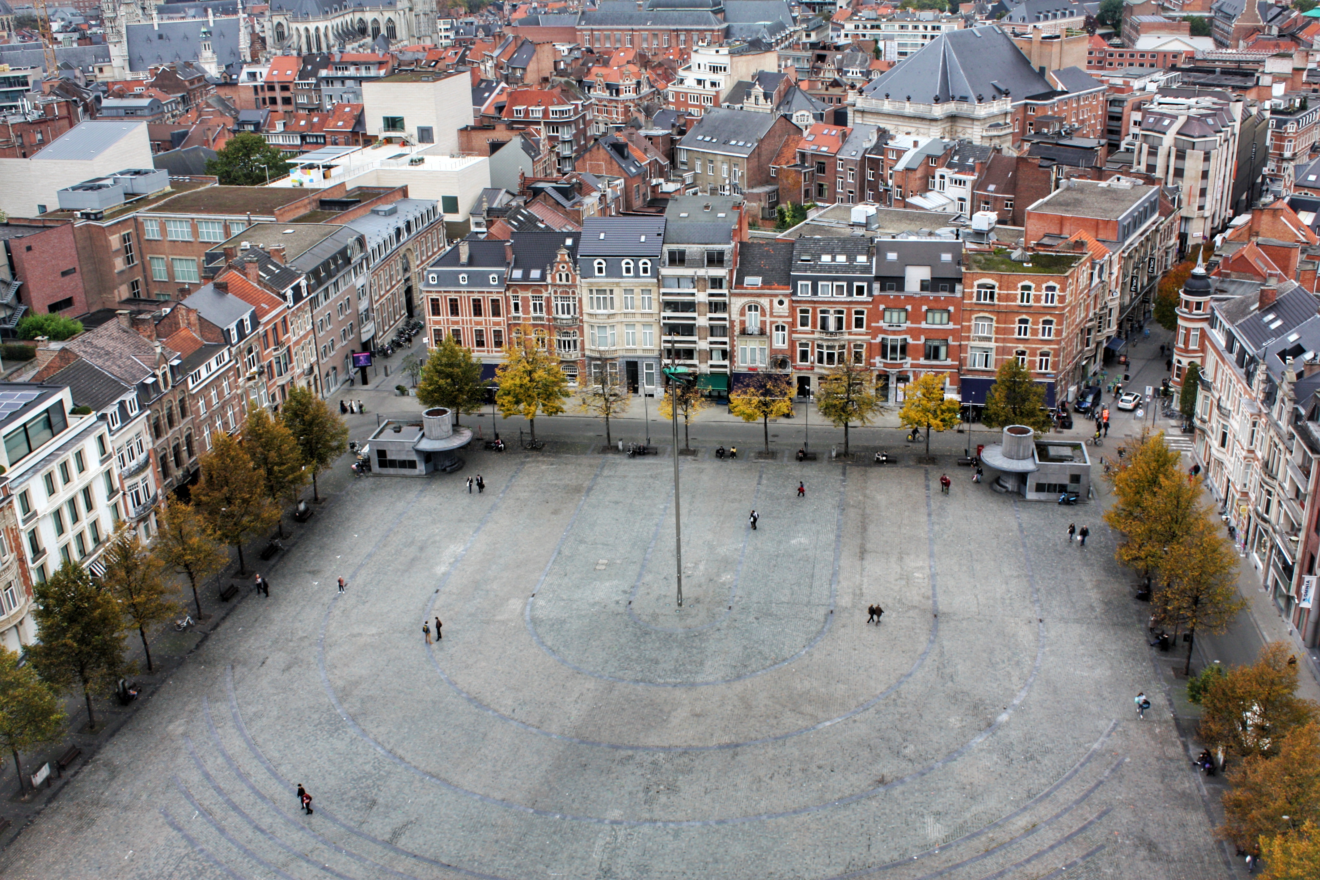 View from the top of the University Bell tower Leuven, read more about what you can do in Leuven in 48 hours at www.whatsupcourtney.com #Leuven #travel #travelguide