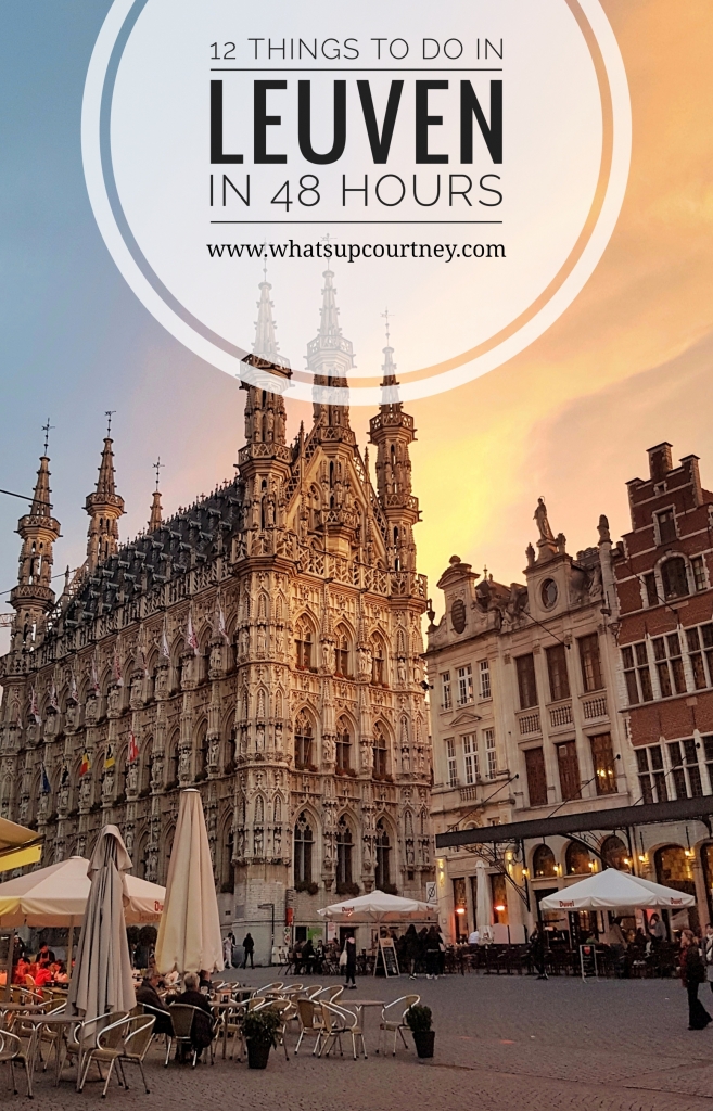 12 Things to do in Leuven in 48 hours, read more about what you can do Leuven at www.whatsupcourtney.com #Leuven #travel #travelguide