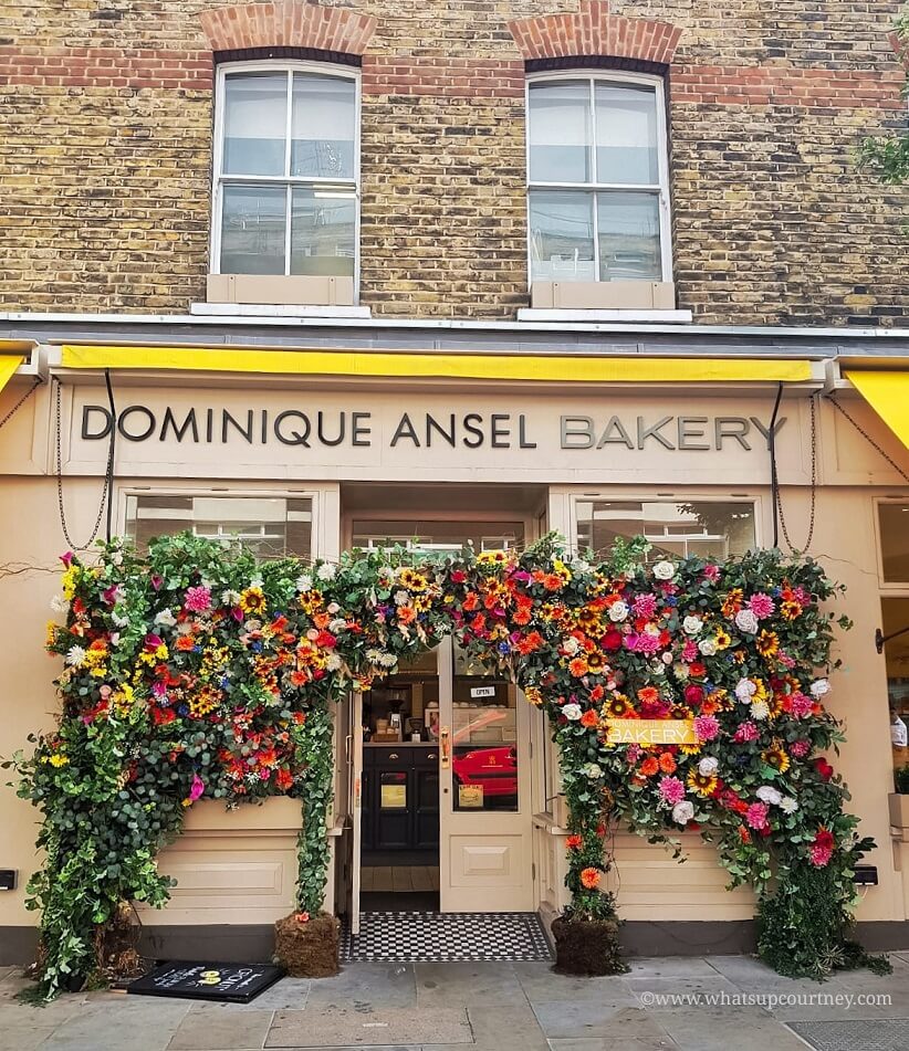 Dominique Ansel bakery in Belgravia London Guide ->www.whatsupcourtney.com #London #belgravia #londonguide #travel #travelguide #dominiqueansel