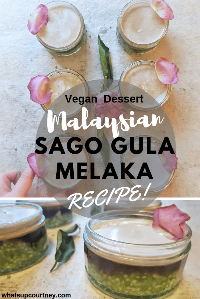 Sago Gula Melaka recipe heywhatsupcourtney #recipe #malaysian #vegandessert #vegan #malaysiandessert