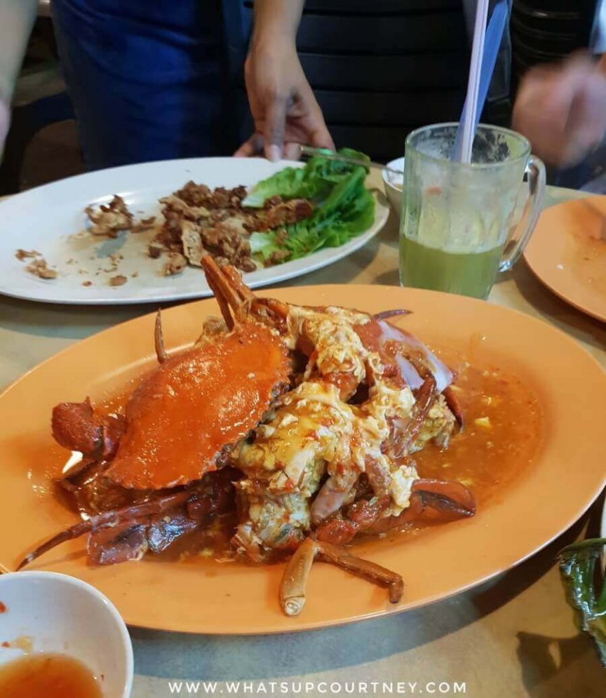 Crab dish at Wonderland restaurant | heywhatsupcourtney