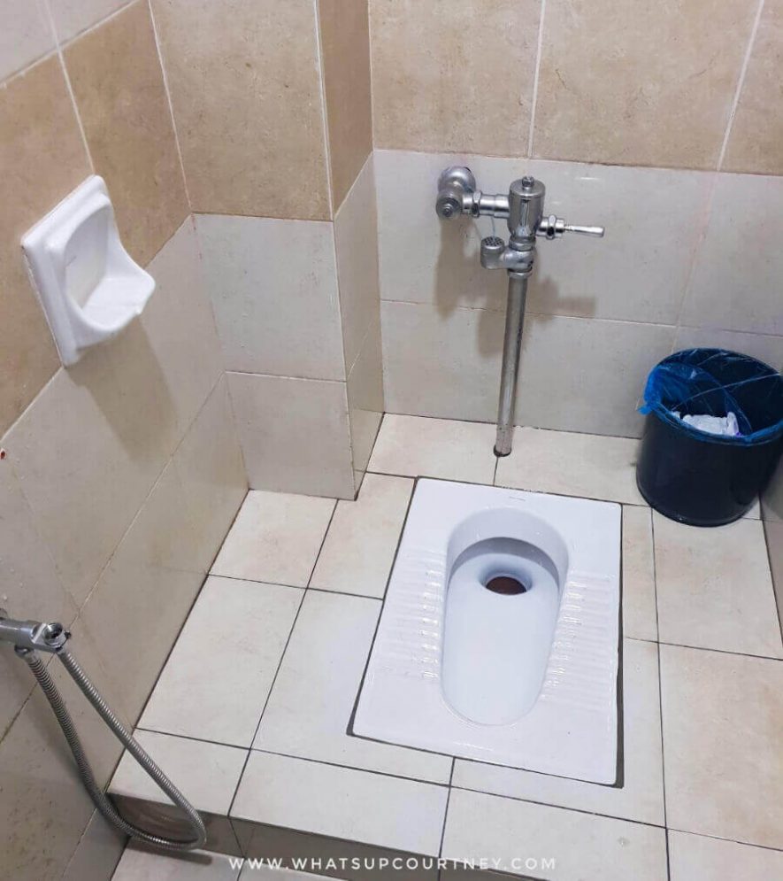 Squat toilet in Langkawi | heywhatsupcourtney
