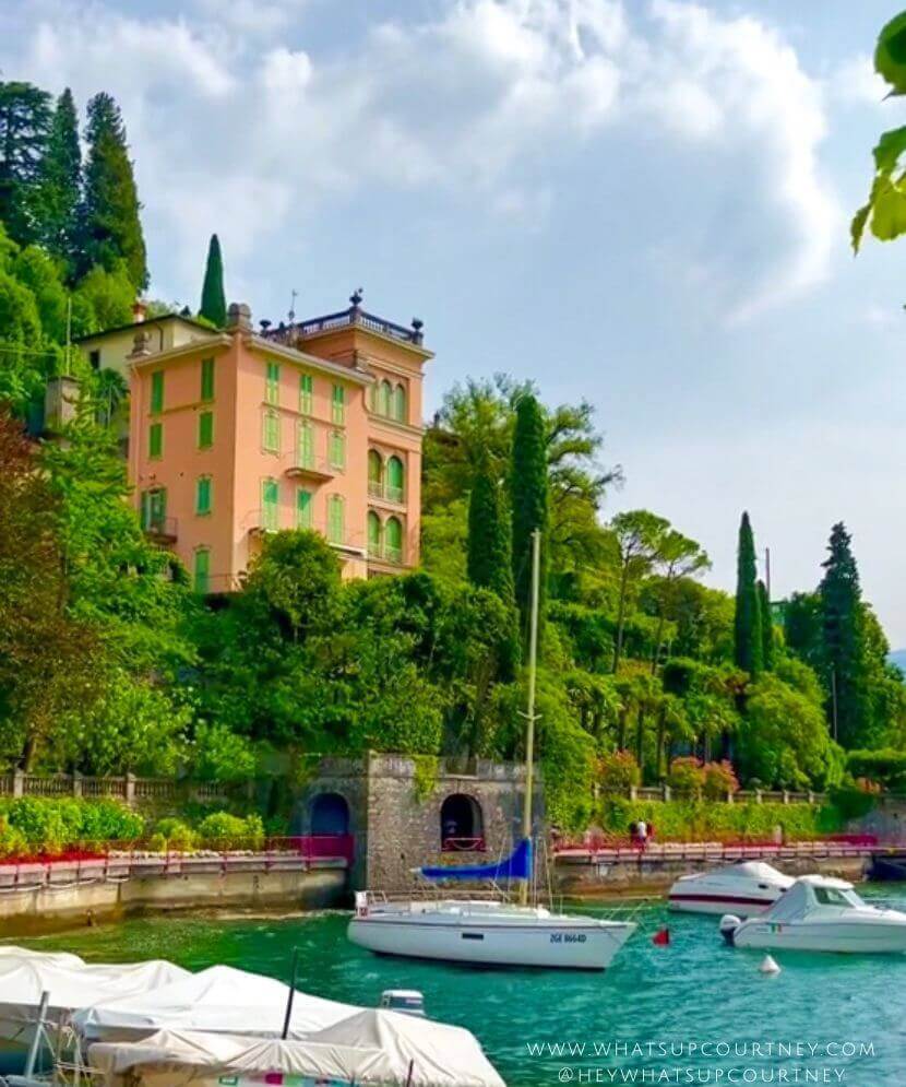Varenna Lake Como Boat Front