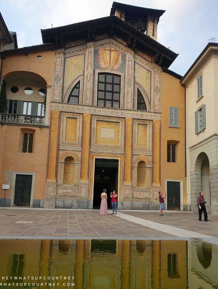 Church in Como City in Lake Como Italy part of the Italy travel guide