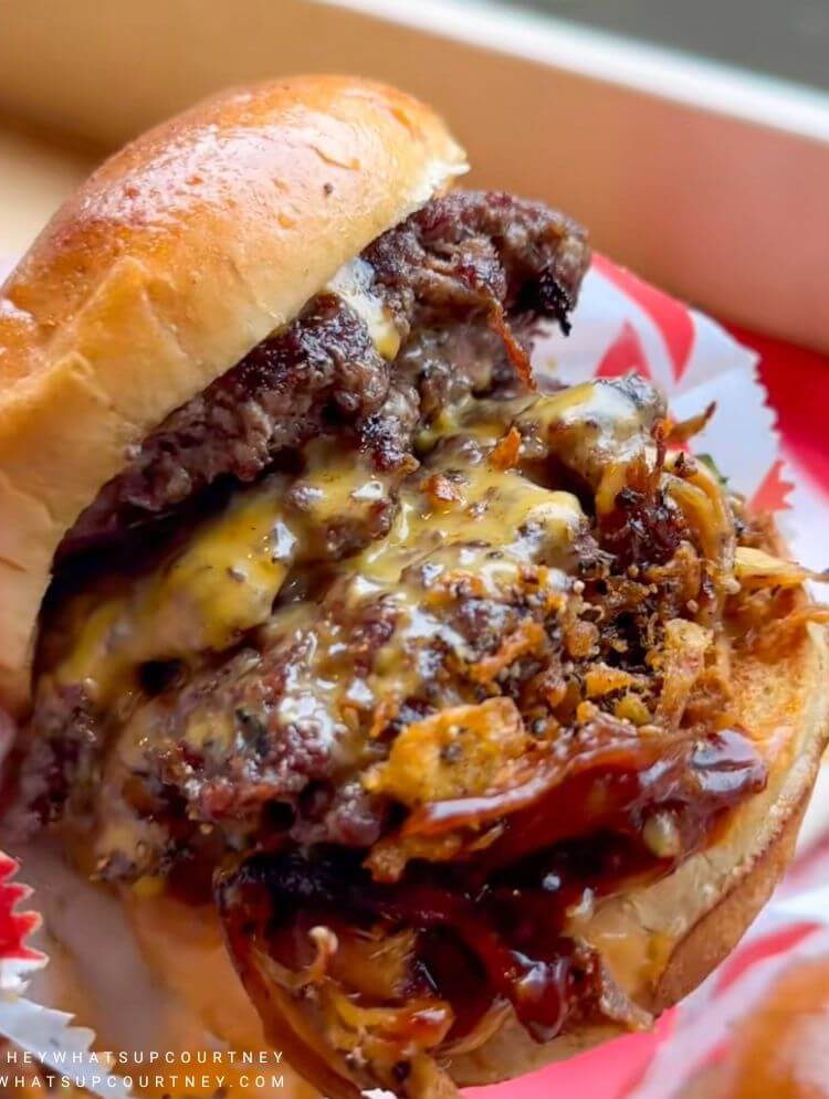 Amazing burger from Meat stack Newcastle Upon Tyne whatsupcourtney