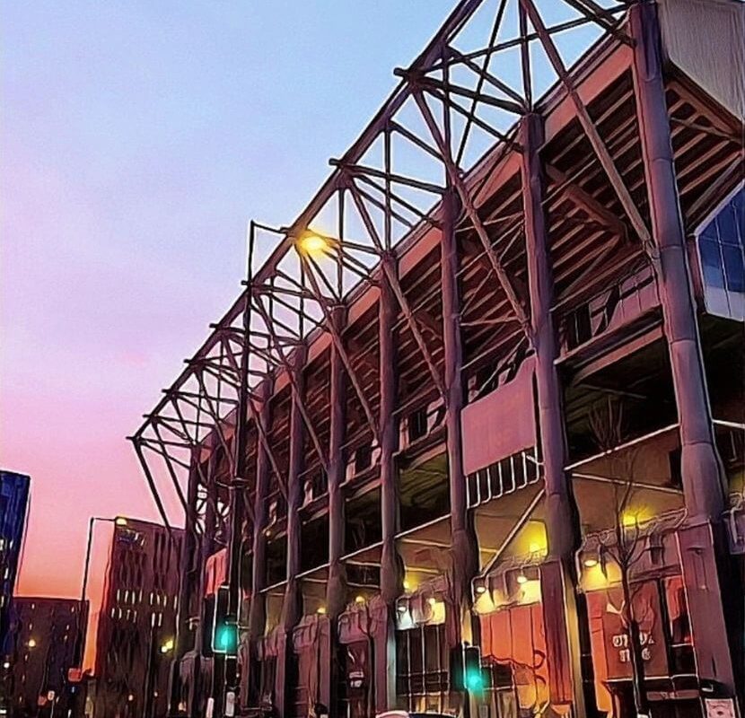 St James Park Stadium in Newcastle Upon Tyne for Newcastle Match day