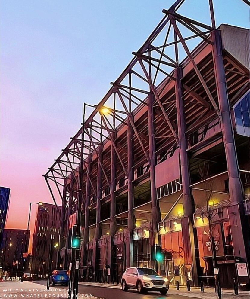 St James Park Stadium in Newcastle Upon Tyne for Newcastle Match day