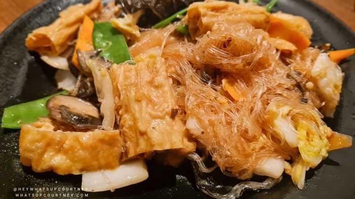 Buddhas delight dish (vegan dish) from chilli padi newcastle