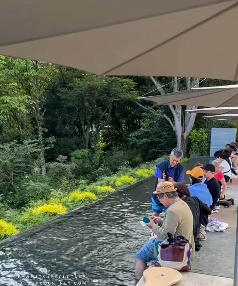Foot bath Hakone Open Air museum