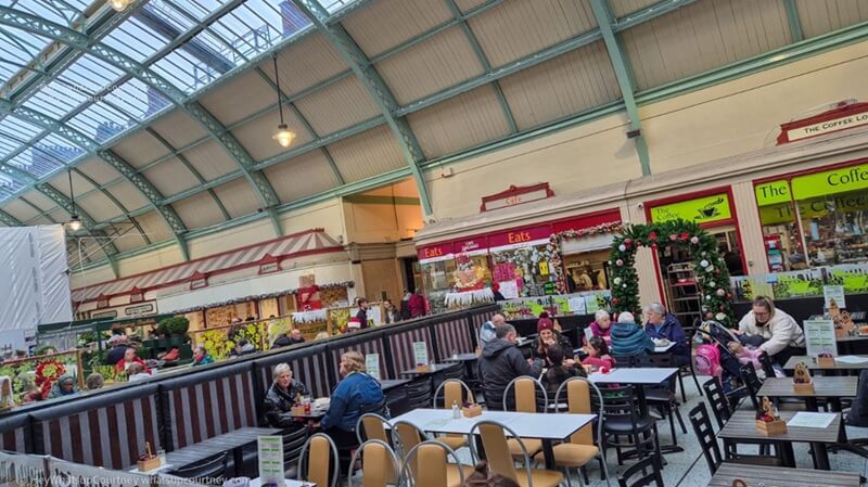 Popular cafe in Grainger Market Newcastle