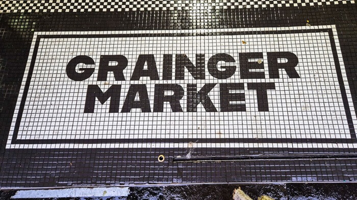 Grainger Market floor sign Newcastle whatsupcourtney