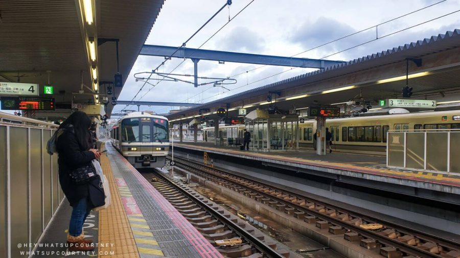 Nara train station when you come or going to and from Nara From Kyoto or Osaka