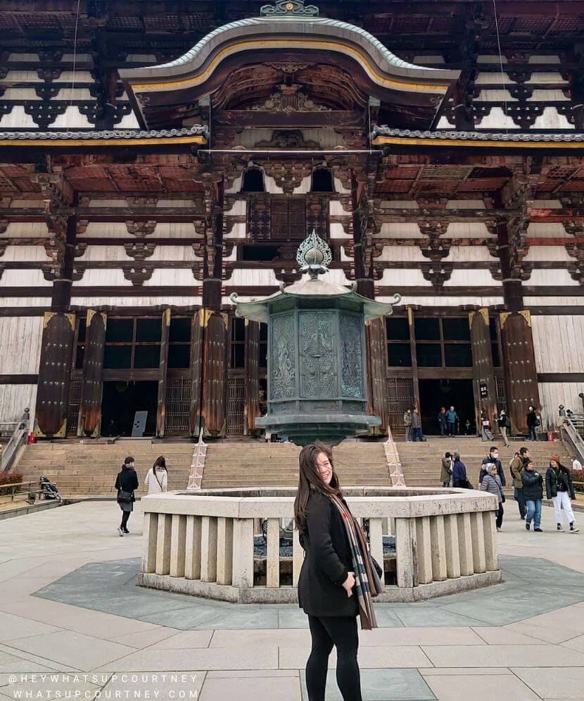 Todai-ji Nara temple Japan front door