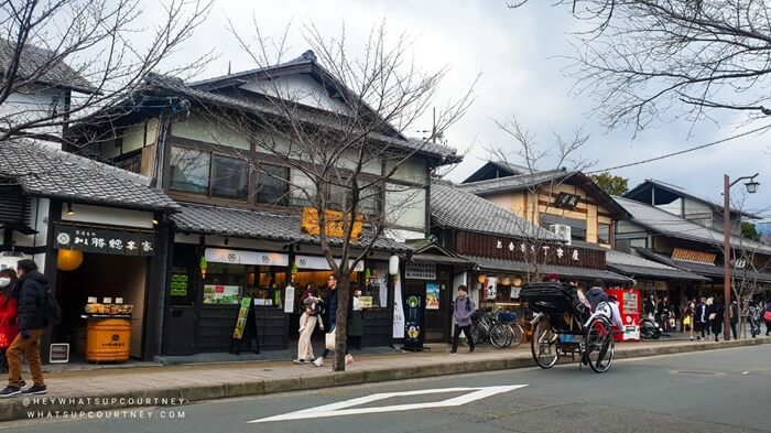 Arashiyama Kyoto high street