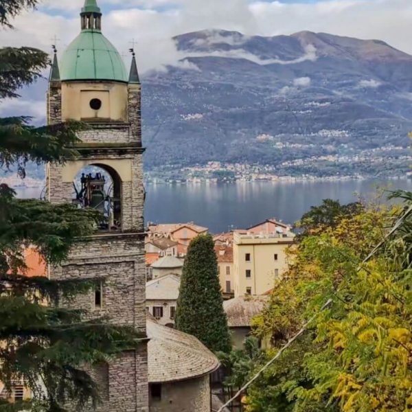 View of Bellano, a lake town in lake como