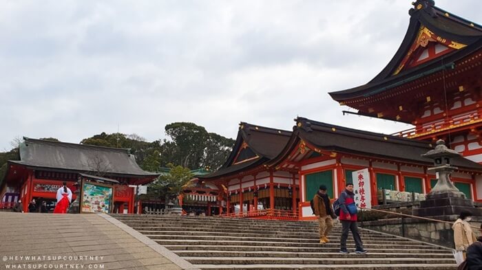 Fushimi Inari Taisha Shrine main entrance in Kyoto