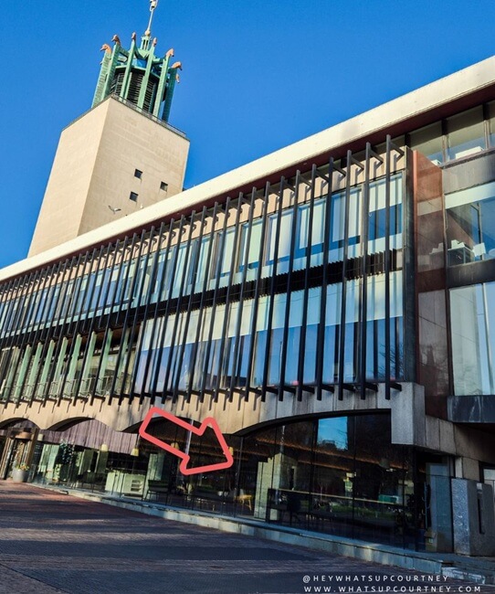 Inside Civic Centre is The Whale coffee shop in Newcastle Upon Tyne