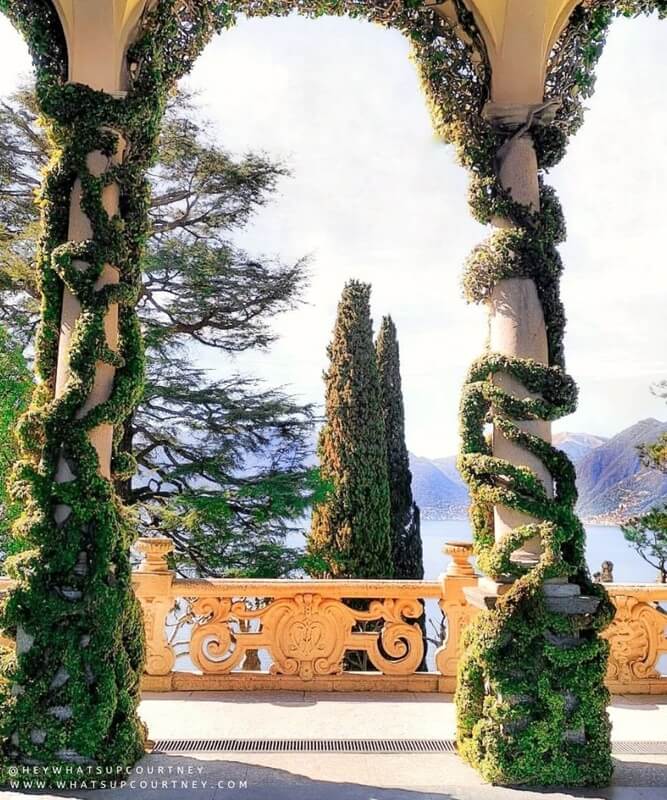 Villa del balbianello loggia three arches