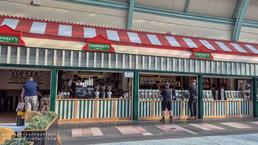 Pumphreys coffee shop in Grainger Market Newcastle