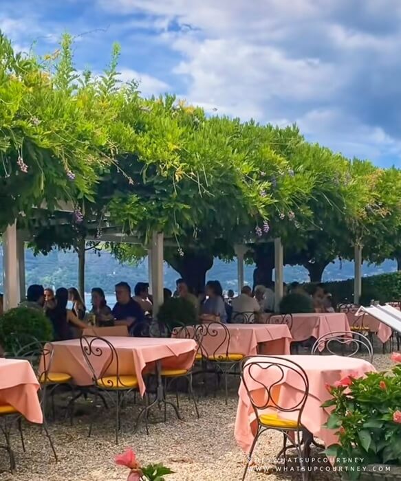 Bellagio lakeside restaurants