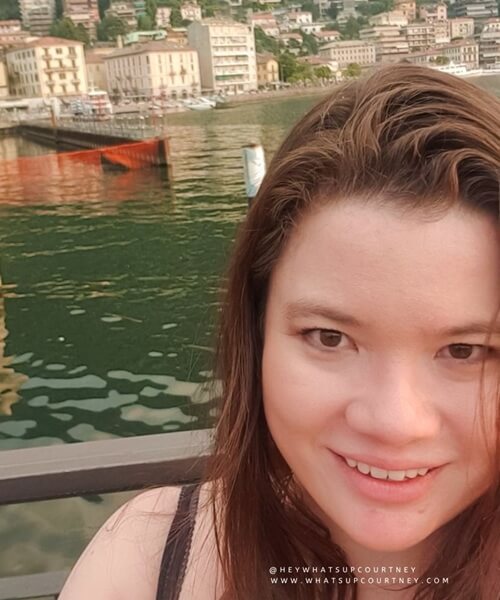Courtney, the author behind whatsupcourtney at Lake Como