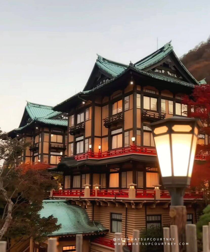Fujiya hotel hotel exterior in Hakone Japan