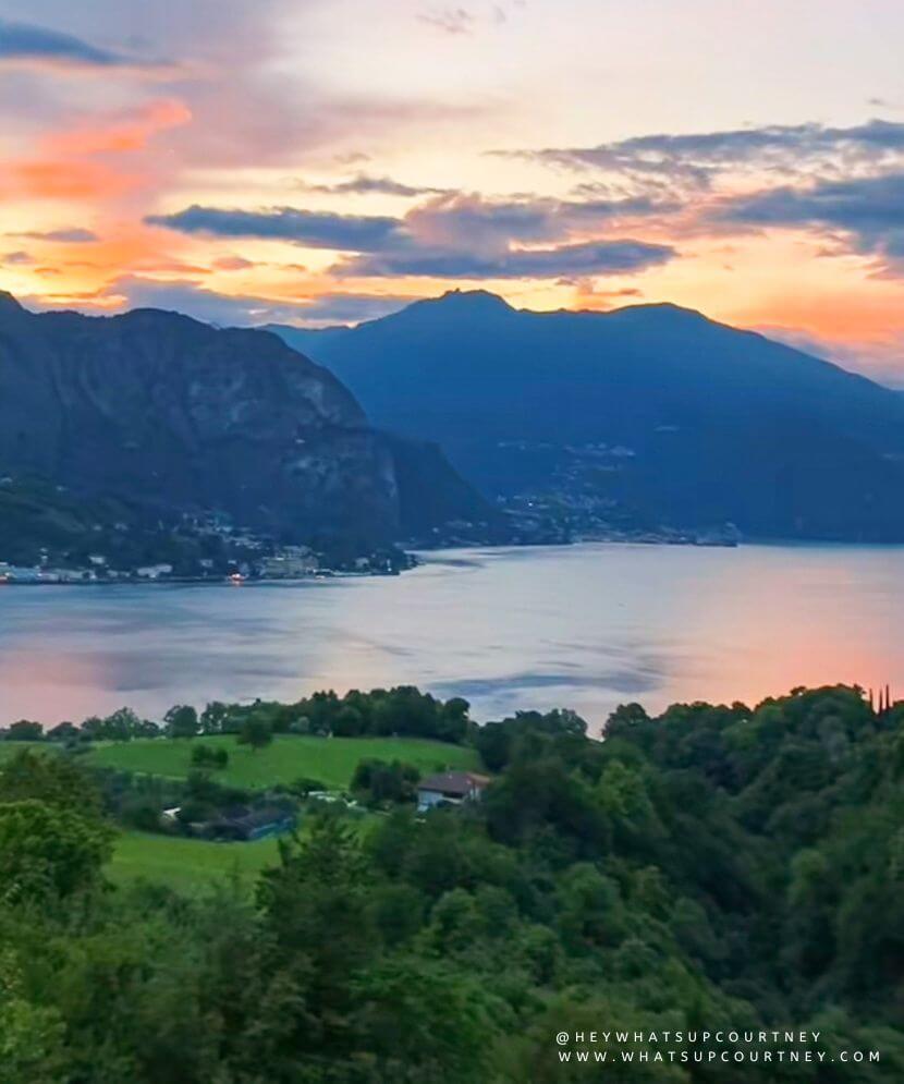 View of Lake Como from Grand Hotel Villa Serbelloni