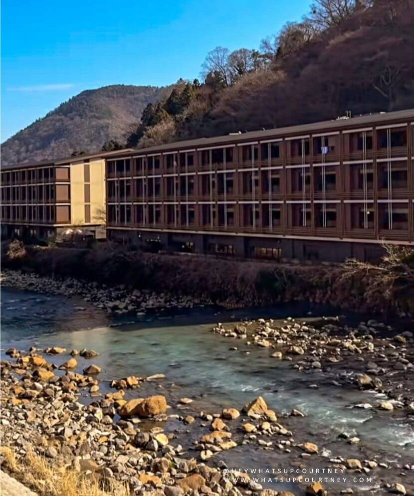 Hotel Indigo Hakone Gora exterior of the hotel in Hakone Japan