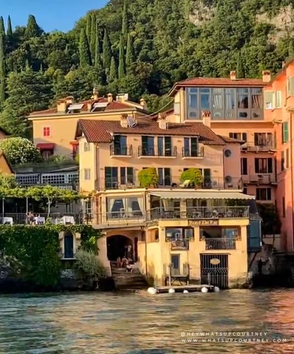 Hotel du lac varenna lake como view from lake como