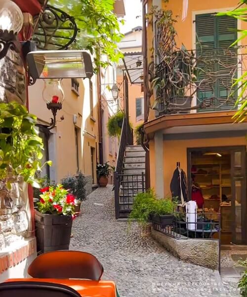 Nook in Bellagio town centre in lake como