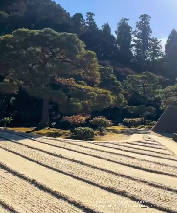 Gardens in Ginkaku-ji the Silver Pavilion