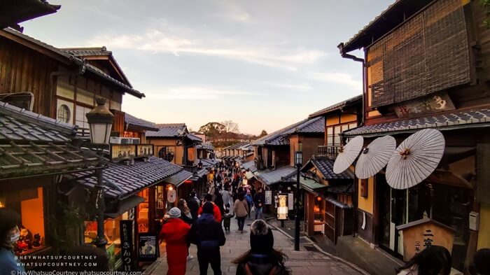 Ninenzaka and Sannenzaka street in Kyoto Japan