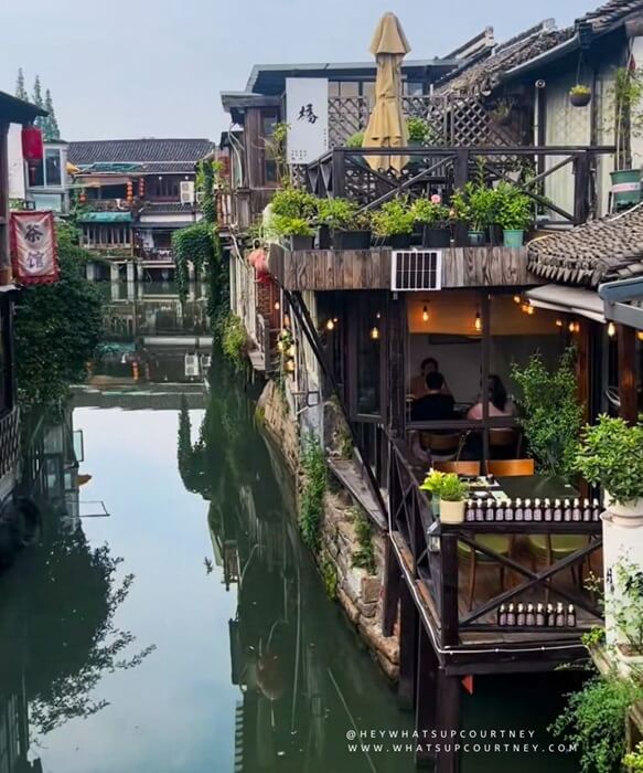 Zhujiajiao water town, good for a day trip from Shanghai