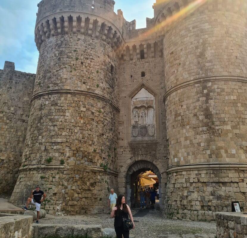 Palace of the Grand Master entrance at rhodes old town