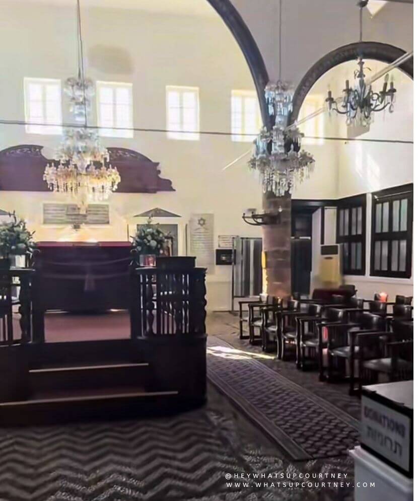 Inside the Jewish quarter rhodes old town
