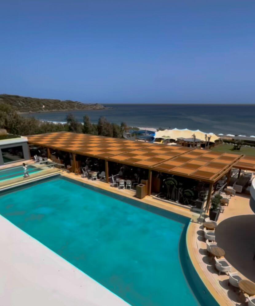 Mitsis Alila Resort and spa rhodes poolside view