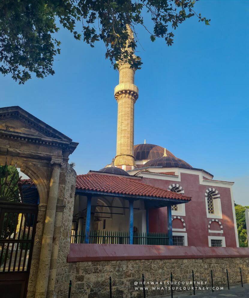 Mosque of Suleiman in the old town rhodes, This was the first mosque they built, which is named after Sultan Suleiman I